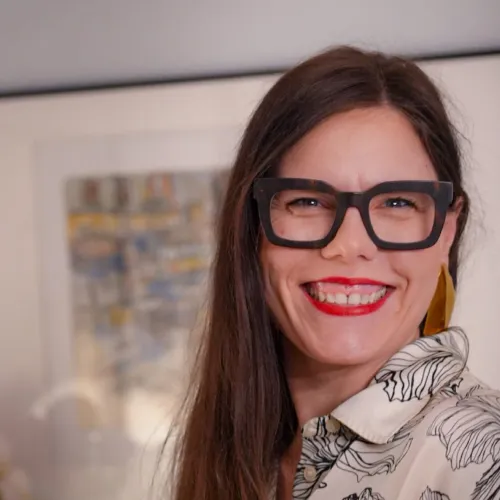 Porträt der Vorstandsvorsitzenden Sabine Volkmer Walk